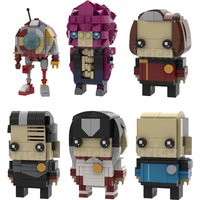 Bricklink MOC Star Travel Movie Action Figures Kathryn Chakotay Rok-Tahk Murf Brickshead Sets Creative Building Blocks Toys Gift