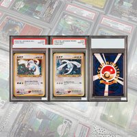 DIY Proxy PTCG Graded Collection Card 2000 Japanese NEO Lugia-Holo #249 GEM MT 10 Card Holographic Label Child Gifts Toy