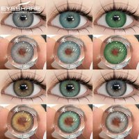 EYESHARE 1pair Korean Lenses Color Contact Lenses for Eyes Blue Eye Lens Brown Contacts Natural Gray Pupils for Eyes Green Lense
