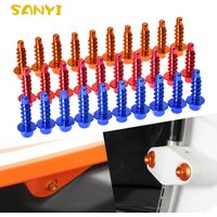 CNC Aluminum Motorcycle Self Tapping Screw Bolts Kit For KTM EXC XC XCW SX SXF Husqvarna FE TE FC TC FX TX 125 250 300 350 450