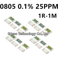 20PCS/lot NEW SMD Resistor 0805 0.1% 47K 51K 56K 62K 68K 75K 82K 91K 100K 110K 120K 130K 150K 160K 180K 200K 220K