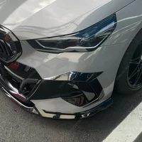 For Bmw G60 G61 Front Bumper Canards Fog Lamp Grille Trim Cover Air Vent 520i 520d 530e 550e i5 M Sport 2023-2025 Tuning