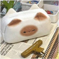 1pc baking bread shaped cat pen bag i stationery bag student stationery storage bag