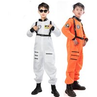 Astronaut Costume for Jumpsuit Role Play Astronaut Space Suit Halloween White Cosplay