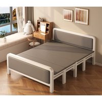 ¥%Factory Wholesale Modern Extendable Foldable Metal Frame Bed Portable Single Bed for Office Outdoor Hospital School Use