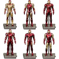 Hot Sale ZD Model Marvel Iron Man MK Series MK42 MK43 MK45 MK6 MK50 Armor Action Figure Avengers Legends Boy Birthday Gifts Toys