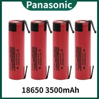 Panasonic Genuine 18650GA 20A Discharge 3.7V 3500mAh Battery Toy Flashlight Rechargeable Battery Flat Lithium Battery + Nickel