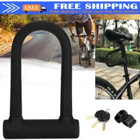 Bike D/U Lock Heavy Duty Bicycle Motorbike Motorcycle Scooter Vehicle Security