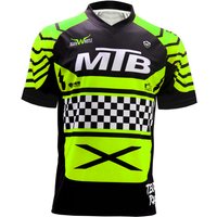 2022 Mens Short Sleeve Cycling Jersey MTB Downhill Shirt DH MX Uniform Mountain Bike Clothing Summer Motocross Wear T-shirt