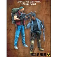 1/35 Resin Figure Unpainted Model Kit, military theme (2 people), unassembled and unpainted GK,