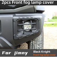2PCS Light Guards Lamp Hoods For Suzuki For Jimny Sierra JB74 2019+ 2023 2024 Car Front Fog Light Lamp Decoration Cover Stickers