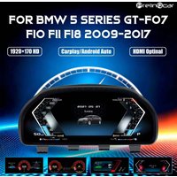 Car Dashboard Digital For BMW 5 Series F10 F11 F18 F06 F12 F13 F01 F02 F03 2009-2017 Years With Navigation Panel Speedometer Cockpit Voor Virtuel