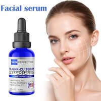 GHK Cu Copper Peptide Serum 15ml 1% High Purity Anti Aging Formula Boosts Collagen Synthesis Reduces Fine Lines Skin Care