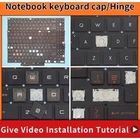 Replacement Keycap Key cap Hinge For MSI GS76 GF76 GF66 GL66 Stealth 11ue 11ug 11uh MS-17M1-17L1-1581-1582-17K3 Keyboard