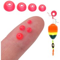 100pcs 3.0/3.5/4.0/5.0mm Luminous Half Round Stopper Beads Fishing for Sea Fishing Floating Tackle Accessories Tools