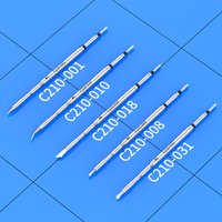 C210 Soldering Tips Compatible with JBC T210 Handle for CD-2SD/2SHE Station Welding Nozzle C210-001 C210-007 C210-008 C210-018