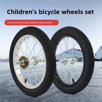 Unbranded Stainless Steel Bicycle Wheel Rims for Kids' Bikes 12 14 120 Inch Carbon Fiber Road Bike Accessories Tire Parts