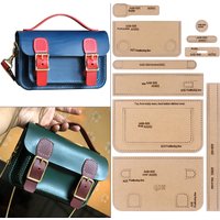 1set DIY Leather Handicraft Making Template-Kraft Paper Material Drawing Patterns for Manual Making Leather Shoulder Bag Mold