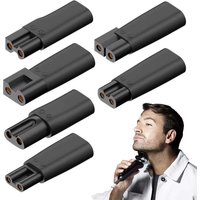 6 PCS Type-C Replacement Charger USB Adapter Suitable for All Kinds Electric Shavers Hair Clippers Beard Trimmers