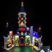 LYBMTWF LED Lighting Kit Compatible with Lego 10273 Haunted House Building Blocks(NOT Include The Model Bricks)