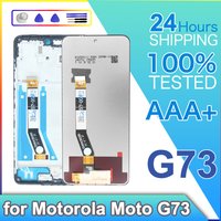 New LCD for Motorola Moto G73 LCD Display Touch Screen Digitizer Assembly for Moto G73 XT2237 Phone LCD Screen with Frame