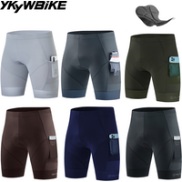 AliExpress YKYWBIKE YKYW Men's Summer Cycling Shorts Padded 2 Pocket Comfortable Road Biking Pants MTB 3D Padded Tights Slim Fit