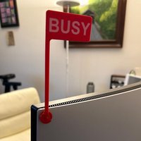 Monitor Busy Flag Signs Fun Office Gift Busy/On Call/Back Off Signs, Fun Desk Accessories, Suitable For Home Office
