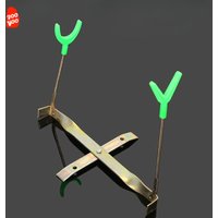 1PC Rod Racks Ice Fishing Rod Holder Winter Fishing Foldable Double Head Holder Winter Tackle Ice Fishing Supplies Accessories