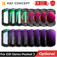 K&F CONCEPT Magnetic Lens Filter for DJI Osmo Pocket 3 Adjustable ND2-32 ND32-512 UV CPL ND/PL Black-Mist 1/4 Optional Filters