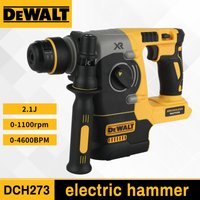 DEWALT DCH273 20V 6.0Ah Brushless SDS-Plus Rotary Hammer 2.1J 360° Handle Stepless Speed for Concrete Drilling image 4