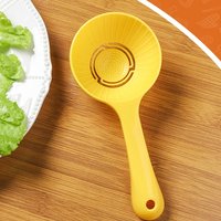 1/2Pcs Large Capacity Non-Stick Rice Spoon - Heat-Resistant Hemispherical Scoop for Rice Cooker, Food-Grade PP