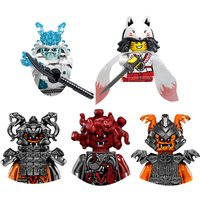 Cartoon Anime Mini Action Figures Model Building Blocks Dolls Classics Skeleton Snake Character Collection Bricks Kids Toys Gift