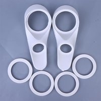 5 Inch - New 1 - Pair Car Audio Speaker A-Pillar Tweeter Holder Gasket For 3/3. 3.8/4inch Speaker Plastic Gasket