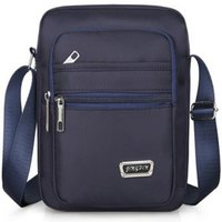 2024 Men Nylon Shoulder Bag Messenger Bag Casual Nylon Zipper Pocket Handbag Fashion Tote Travel Male Crossbody Bags New