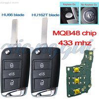 For Skoda Octavia A7 for Volkswagen Seat Golf 7 MK7 Vw Tiguan Touran Polo 5G6959752AB/BB Car Fob Remote Key 433MHz MQB48 Chip