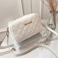 2025 New Small Messenger Bag For Women Trend Lingge Embroidery Camera Female Shoulder Bag Fashion Chain Ladies Crossbody Bags