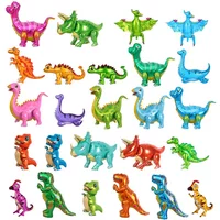 New 4D 3D Dinosaur Aluminum Film Balloon Assembly Ankylosaurus Pterosaur Tyrannosaurus Rex Children's Birthday Party Toy