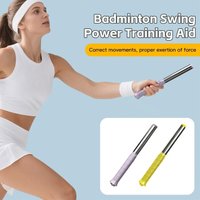 Badminton Swing Trainer Power Generator Movement Corrector Racket Training Aid Beginner Professional Practice Tool