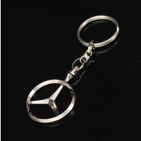 Key Chain Accessories 3D Metal Car Key Ring Pendant Logo For Mercedes Benz W204 W205 W203 W211 W212 W213 W210 W124 W169 W176