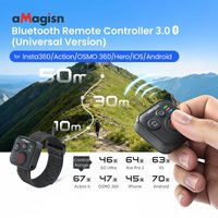 aMagisn for Insta360 / GoPro Hero / DJI / IOS Bluetooth Wireless Camera Remote Controller V3.0 ,Universal Cameras Accessories