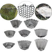Folding Silicone Fishing Net Mesh Durable Saltwater Outdoor Fishing Tool Accessories Fishing Gear for Freshwater