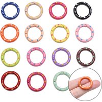 25mm Keyring Lobster Key Clasps O Ring Snap Hook Keychain Clips Hook Dog Chain Connector For Jewelry Making DIY Gifts Accessory