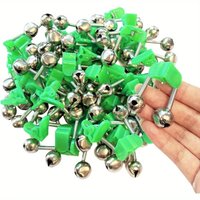 Fishing Bells, Dual Alert Fishing Bells for Rods, Clip on Fishing Rod Fishing Bells for Night Fishing, Ice Fishing