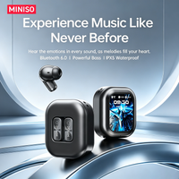 MINISO MS125 Wireless Headphones HiFi Stereo Long Battery Life TWS Sports Bluetooth Earphones Comfortable Soft In-ear Earbuds