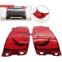 For Peugeot 2008 A94 2013~2019 Rear Bumper Brake Reflector Light Warning Fog Lamp Driving Taillight Red Lens Car Accessories