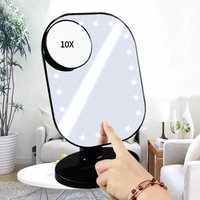 1pcs 10 times magnification Makeup Mirrors Anti-Fog Suction Cup Vanity Mirror Makeup Shaving Mirror Pores Magnifier