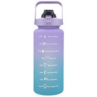 AliExpress 2L Sports Water Bottle with Straw Portable Large Capacity Water Bottles Fitness Bike Cup Summer Cold Water Jug with Time Marker