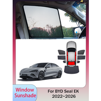 For BYD Seal EK 2022~2026 2023 2024 2025 Car Magnetic Mesh Privacy Sunshade Side Window Sun Shade UV Protection Accessories
