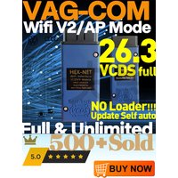 VAG-COM NO Loader Program V2 VCI HEX-NET AP Mode HEX-V2 Upgrade New VCDS Full Functions Unlimited VINs For VW/AUDi Seat Skoda TL