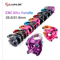 AliExpress LUNJE Stem 35mm Bridge CNC Bicycle Handlebar Stem MTB Power Short Mountain Bike Bridge 31.8 Pipe Cycling Stem Riser Table
